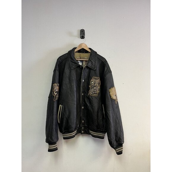 Avirex Leather Jacket - Picture 3 of 8